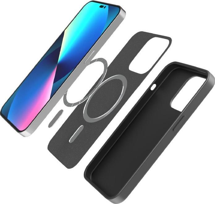 Produktbild So Seven Mag Coque Toucher Cuir Noir Iphone 14 Pro (Apple iPhone 14 Pro)