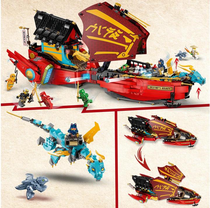 Produktbild LEGO Ninja-Flugsegler im Wettlauf mit der Zeit (71797, LEGO Ninjago)
