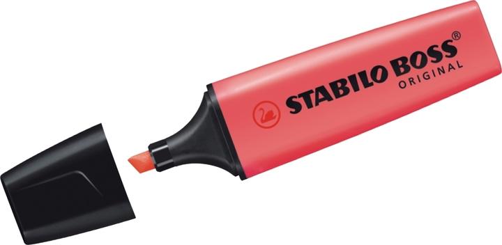 Actual product image STABILO BOSS ORIGINAL highlighter (Red, 2 mm, 1 x)
