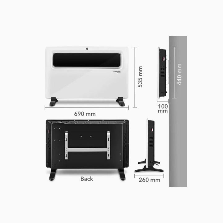 Immagine prodotto Trotec Convettore di design TCH 1510 E (1500 W)