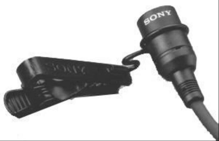 Produktbild Sony Lavalier Electret Condenser microphone, omni-directional, XLR 3-pin connector