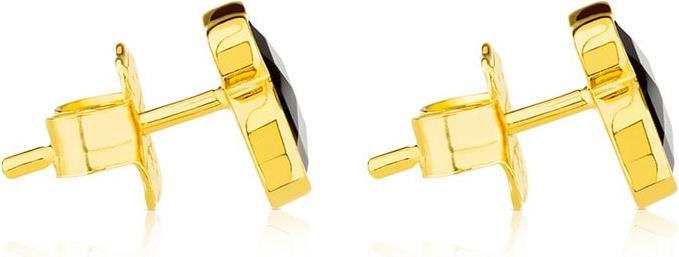 Produktbild Tous Gold-plated teddy bear earrings with onyx Icon Color 815433501 (Sterling Silber)