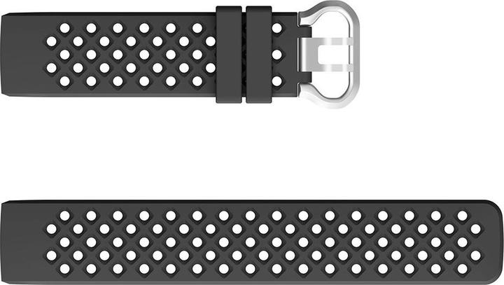 Produktbild Cover-Discount Fitbit Charge - Silikon Sportarmband gelöchert schwarz (Silikon, Charge 4, Charge 3)
