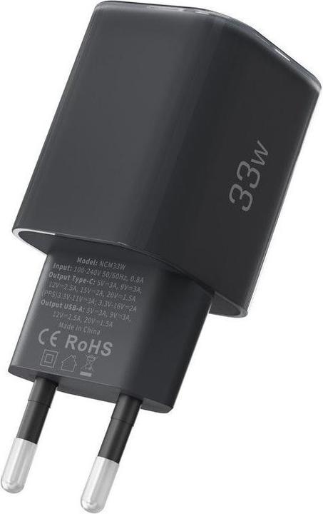 Produktbild Tech-Protect NCM33W 2-port PD33W/QC3.0 wall charger - black (33 W)