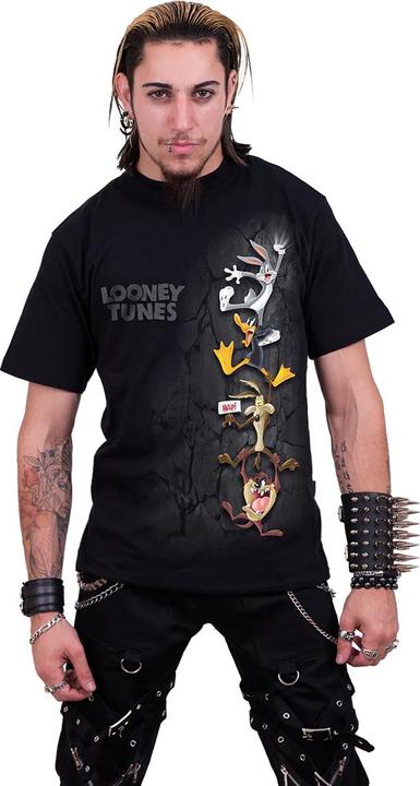Actual product image Spiral Unisex Adult Hanging Tunes Looney Tunes Short-Sleeved T-Shirt (M)