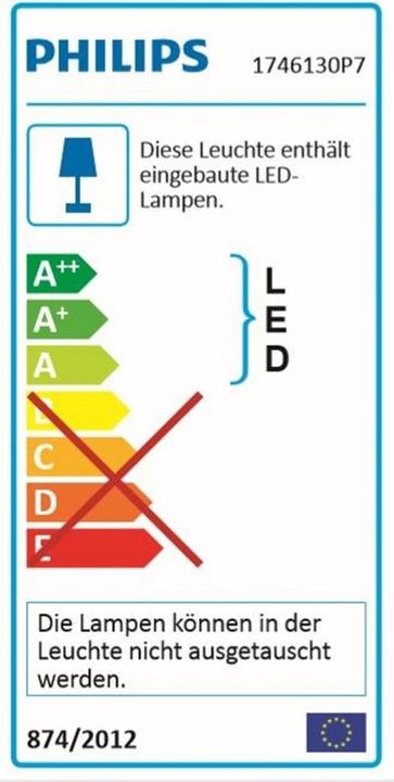 Energy Label Philips Hue Attract Base (600 lm)