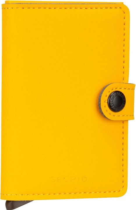 Actual product image Secrid Credit Card Case Miniwallet Yard Ochre