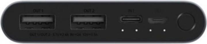 Actual product image Xiaomi Mi Powerbank 3 (10000 mAh, 18 W, 37 Wh)