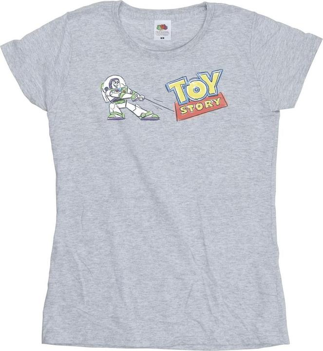 Immagine prodotto Disney Toy Story Buzz Pulling Logo Maglietta Donna (S)