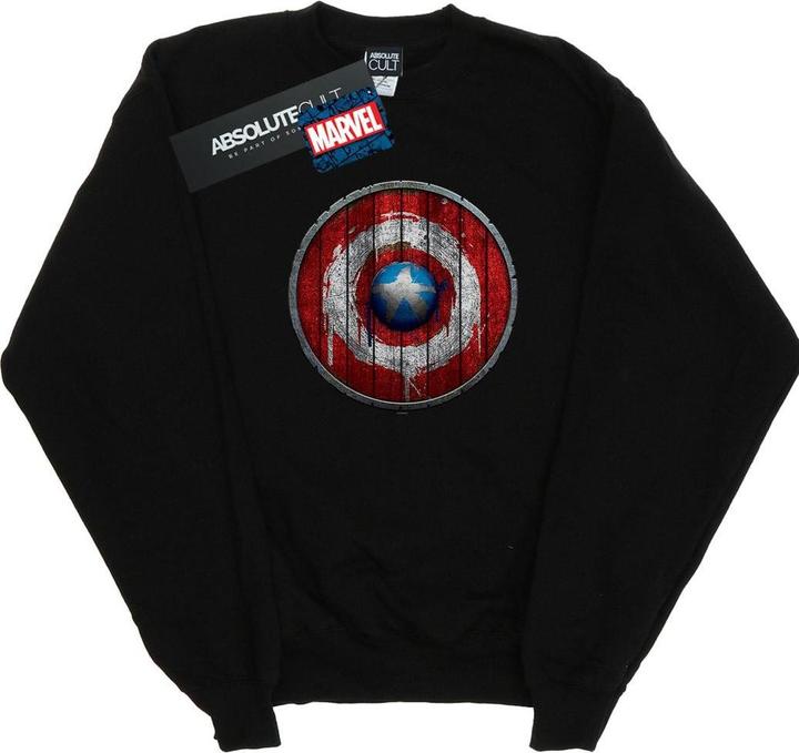 Produktbild Captain America Wooden Shield Sweatshirt (XL)