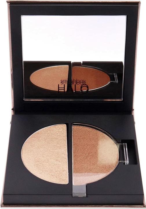 Actual product image Smashbox Halo Glow Highlighter Duo Golden Pearl 0.17oz 5g (Golden pearl, Highlighter, 4.82 g)