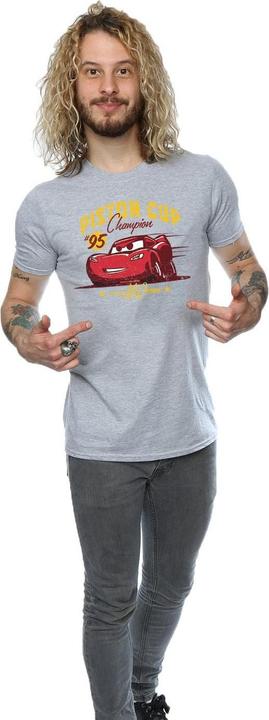 Actual product image Disney Mens Cars Piston Cup Champion T-Shirt (XL)