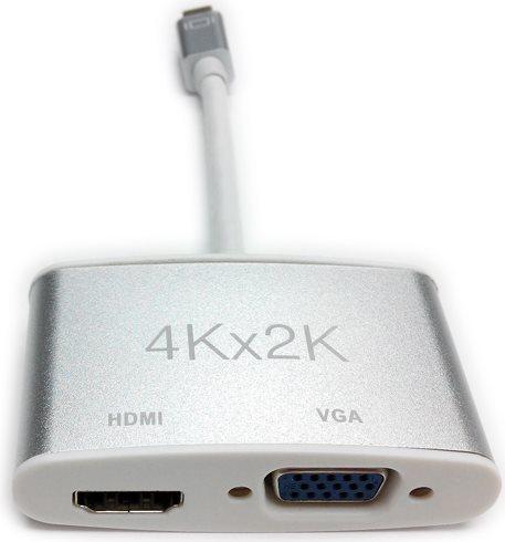 Produktbild Roline Mini DisplayPort - HDMI/VGA, Aktiv (HDMI, VGA, 10 cm)