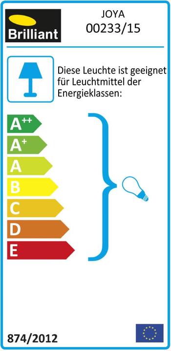 Energy Label Brilliant Joya (G9)