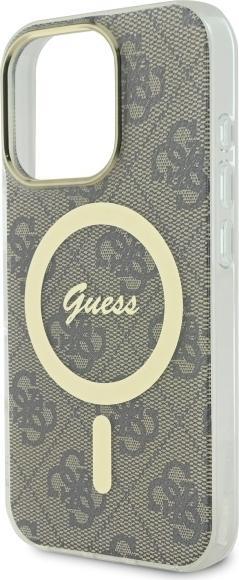 Produktbild Guess GUHMP16LH4STW iPhone 16 Pro 6.3" brązowy/brown hardcase IML 4G MagSafe (Apple iPhone 16 Pro)