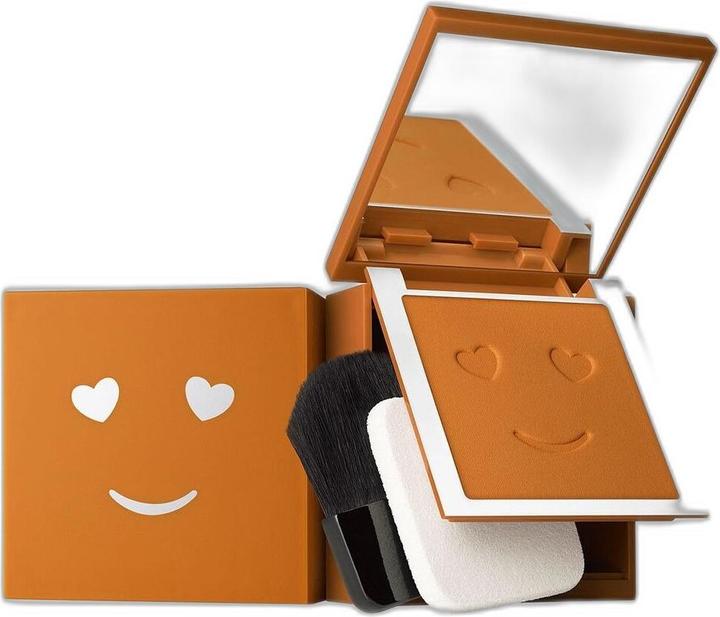 Actual product image BeneFit Cosmetics Hello Happy Velvet Mattifying Compact Foundation 10 Dark 7 g