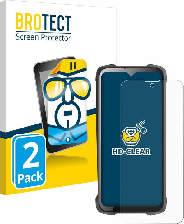 Produktbild BROTECT Schutzfolie Displayschutz Klar (2 Stück, Cubot King Kong 9)