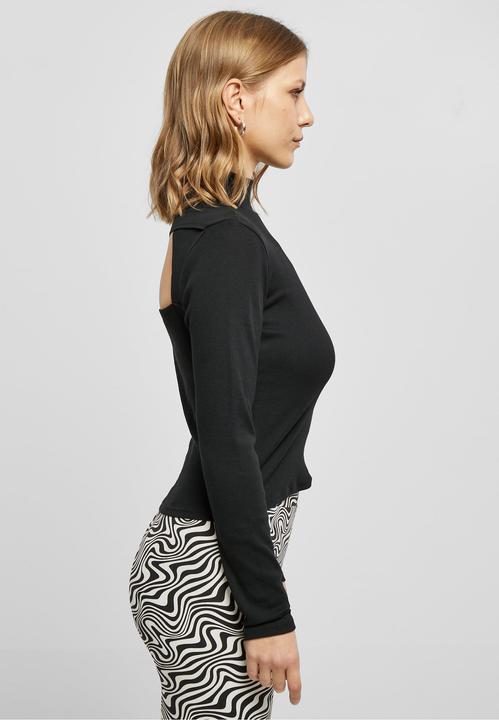 Actual product image Urban Classics Ladies Rib Back Cut Out Longsleeve (XL)