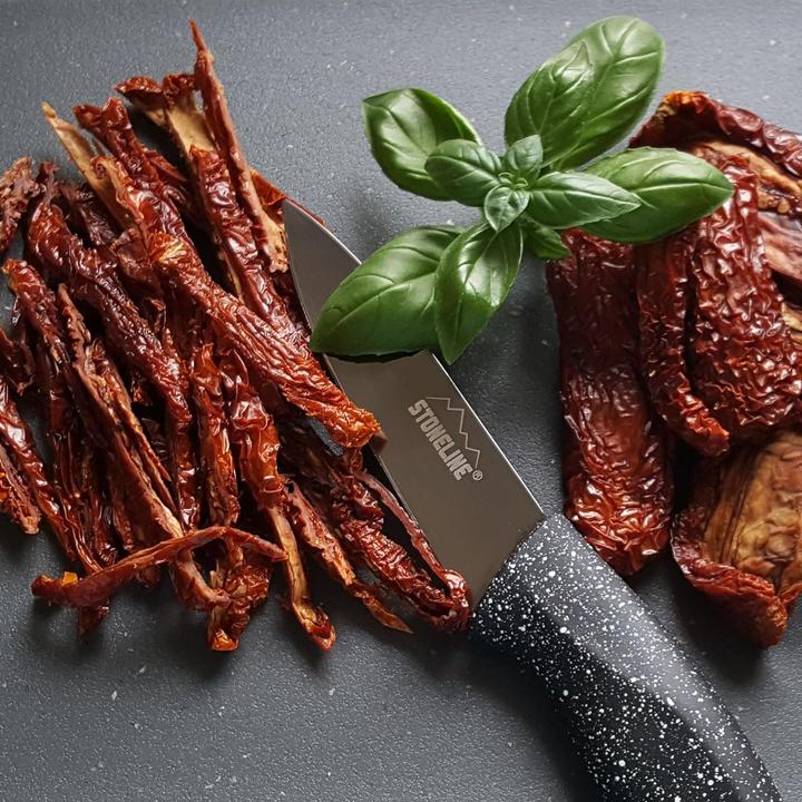 Actual product image Stoneline 5-piece knife set with block