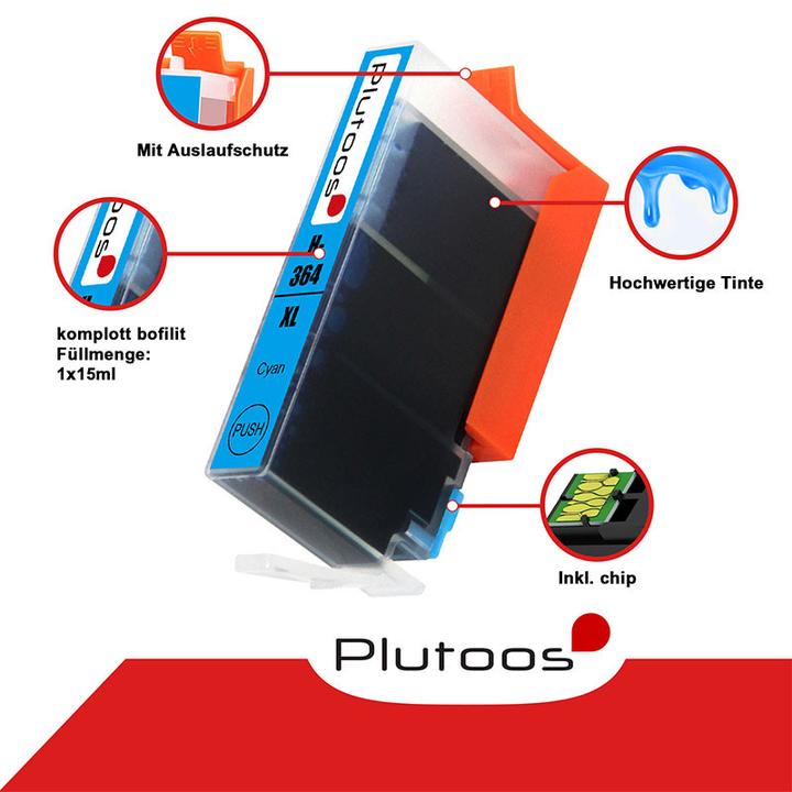 Produktbild Plutoos HP 364XL (C, M, Y, BK)