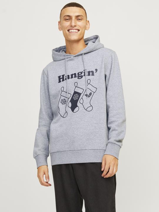 Actual product image Jack & Jones Jjxmas One Colour Funny Sweat Hood (S)