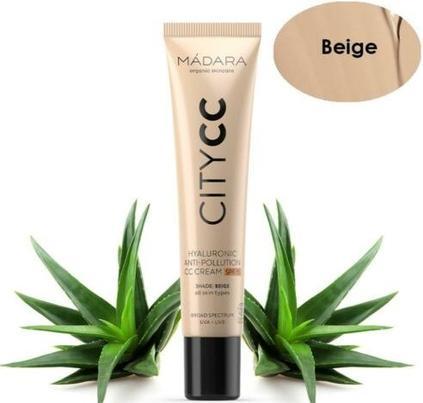 Immagine prodotto Madara Anti Pollution CC Cream SPF 15 BEIGE - "Crema da giorno colorata con fattore di protezione solare*. (Beige)