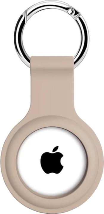 Screenguard Apple Airtag Liquid Silikon Case mit Schlüsselanhänger