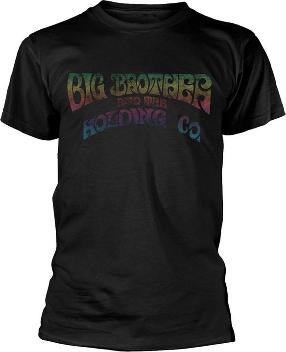 Actual product image Big Brother & The Holding Company Unisex Adult Vintage Cotton Logo T-Shirt (XXL)
