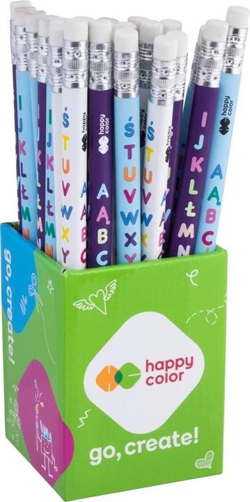 Produktbild GDD Dreieckiger Jumbo-Bleistift 2B (24 Stück) HAPPY COLOR (2B, 24 x)