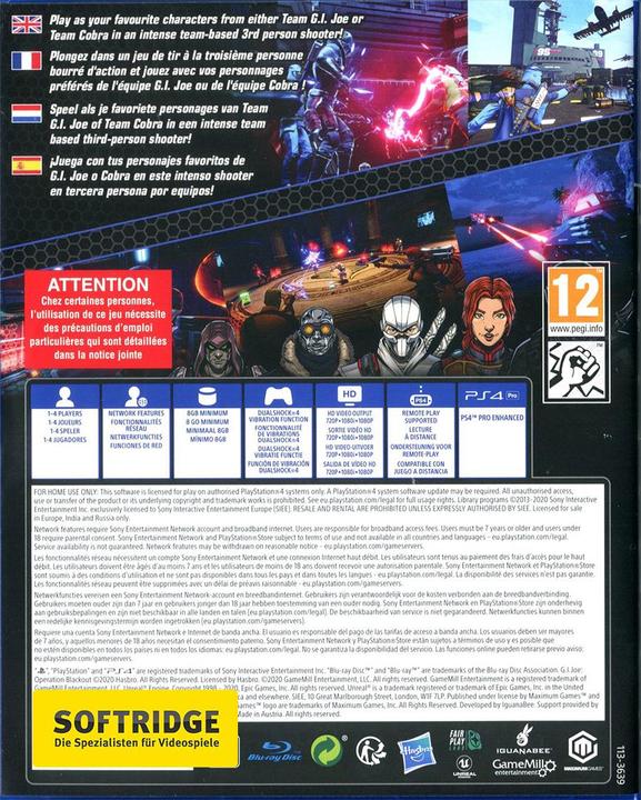 Immagine prodotto Maximum Games G.I. Joe: Operazione Blackout (PS4, EN, FR)