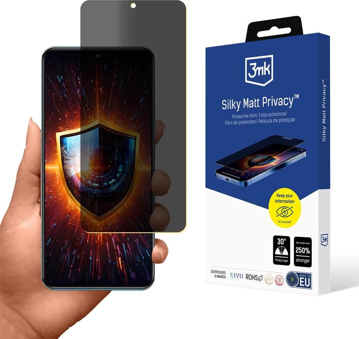 Immagine prodotto 3MK Folia ochronna prywatyzujÄ ca matowa Silky Matt Privacy na Xiaomi 12T Pro (Xiaomi 12T Pro)