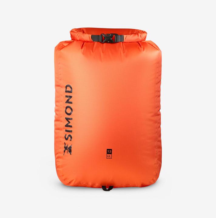 Simond Packsack Drybag 13 l wasserdicht ultraleicht - orange