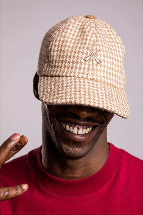 Produktbild Béton X Ciré kappe mit gebogenem schirm houndstooth (XL)