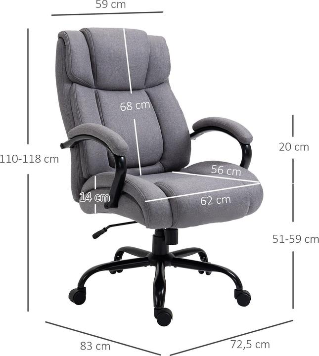 Immagine prodotto Homcom Bürostuhl ergonomisch