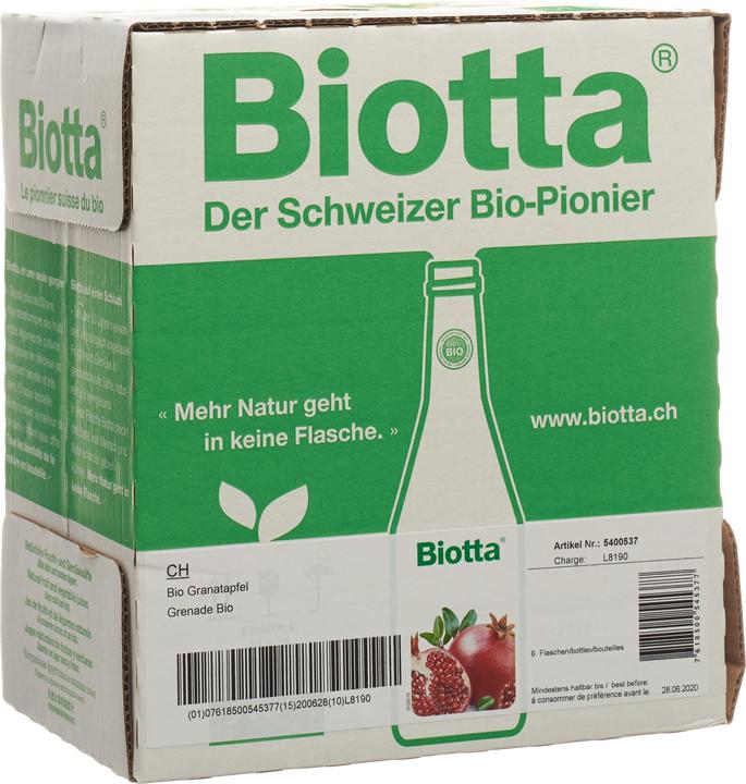 Image du produit Biotta Grenade (6 x 50 cl)