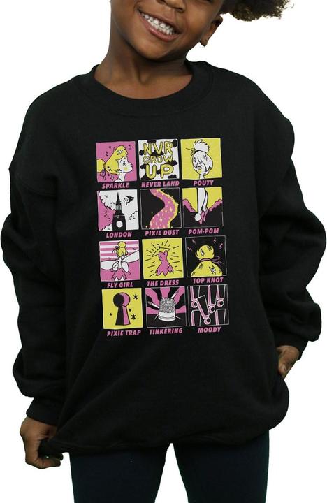 Immagine prodotto Disney Tinkerbell Squares Felpa Ragazze (140, 146)