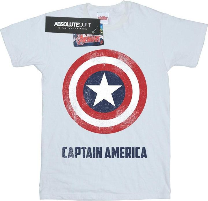 Captain America Schild Text TShirt