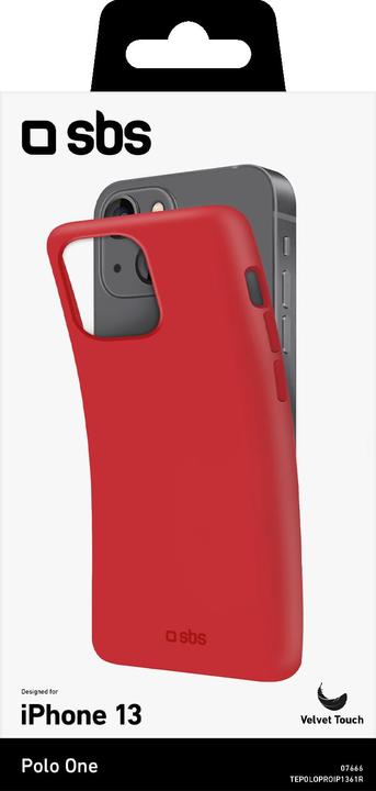Produktbild SBS Silicon Cover for iPhone 13 red (Apple iPhone 13)
