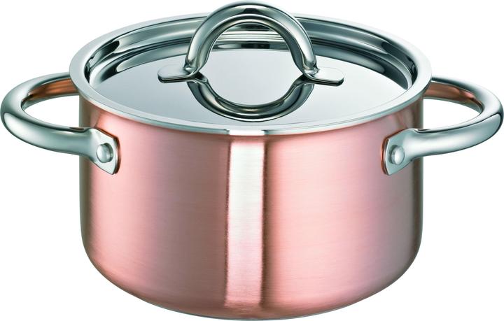 Immagine prodotto Schulte-Ufer Pentola per carne De Luxe i rame (20 cm, Pentola, Rame, Acciaio inossidabile, Alluminio)