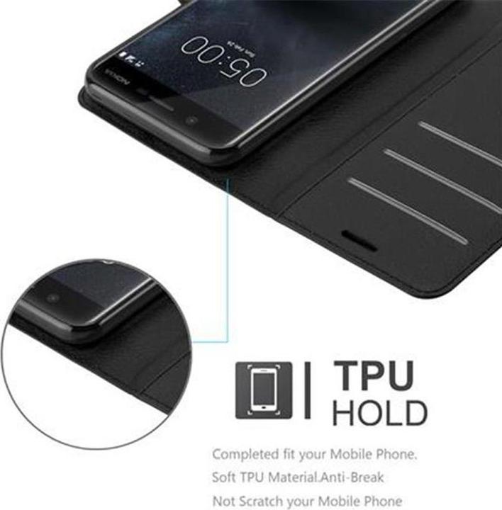 Actual product image Cadorabo Book with stand function cover (OnePlus 5)