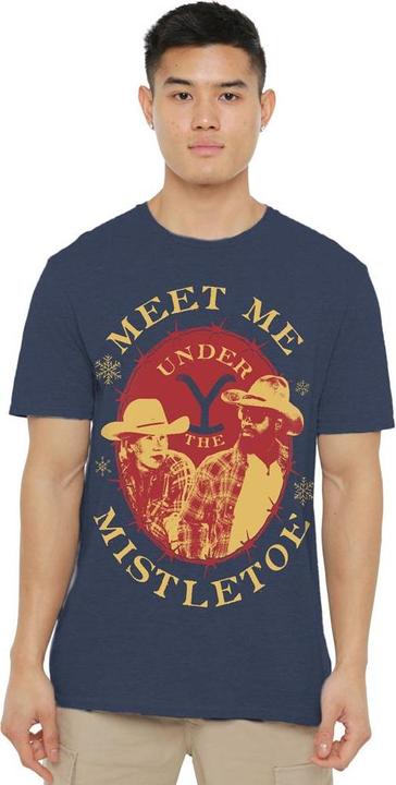 Immagine prodotto Yellowstone Meet Me Under The Mistletoe Maglietta Natale Adulto Unisex (XL)
