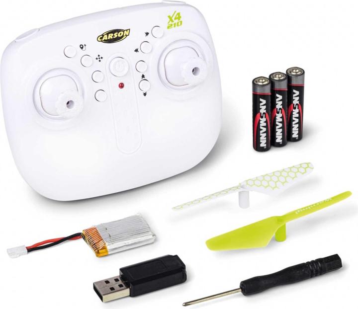 Actual product image Carson X4 Quadcopter 210 (9 min, 44 g)