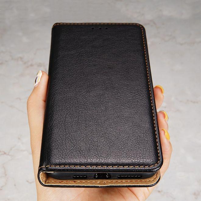 Produktbild MU Classic Crazy Horse V Leder Bookcover Series (Samsung Galaxy S22+)