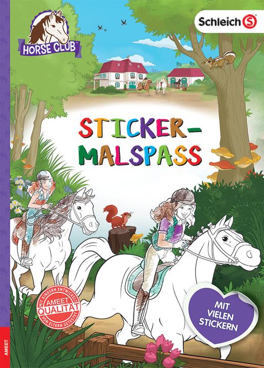 Image du produit Schleich Horse Club Sticker-Malspass (Allemand, Studio Ameet, 2019)