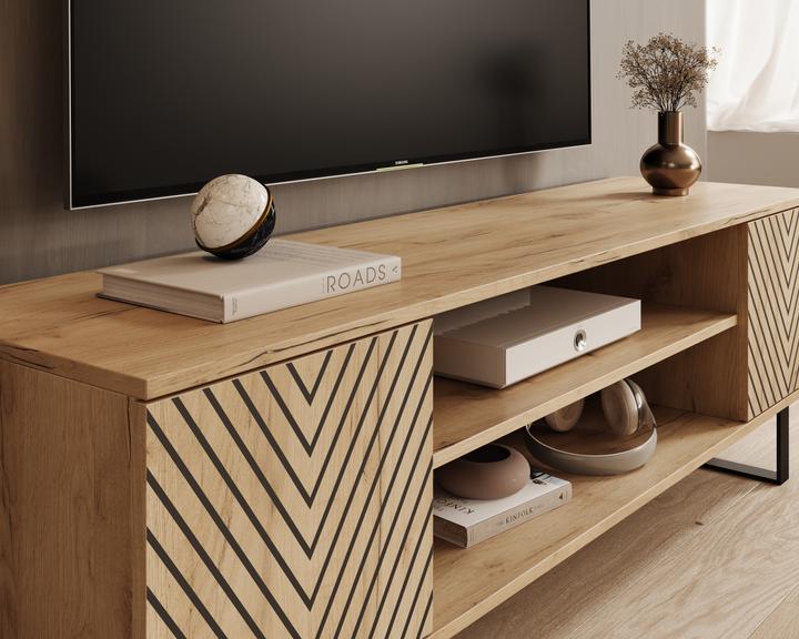 Produktbild ADRK Furniture TV-Schrank Lorello Fischgrät 155 cm