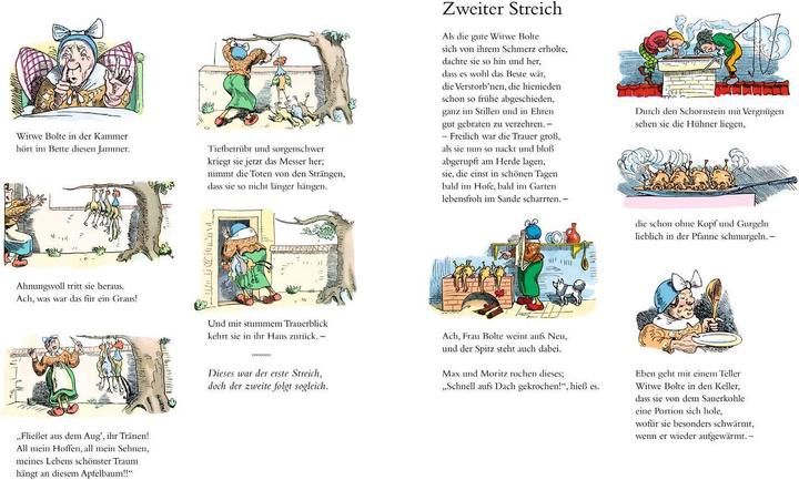 Produktbild Max und Moritz – Eine Bubengeschichte in sieben Streichen (Deutsch, Wilhelm Busch, 2024)