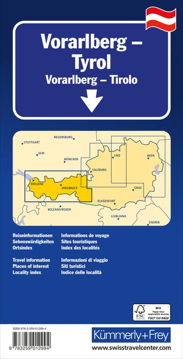 Produktbild Vorarlberg - Tirol - Südtirol Regionalk