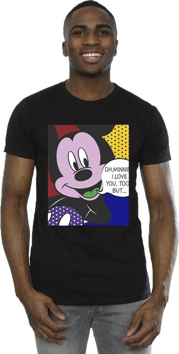 Actual product image Disney Mens Mickey Mouse Oh Minnie Pop Art T-Shirt (XXL)