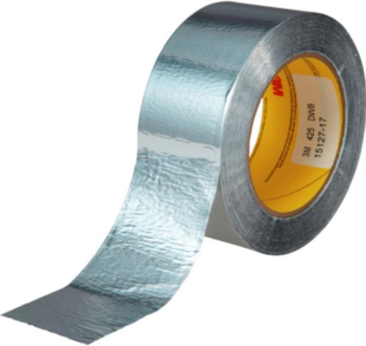 Image du produit 3M Ruban adhésif aluminium 425, argenté, 38 mm x 55m, épaisseur 0.12mm (38 mm)