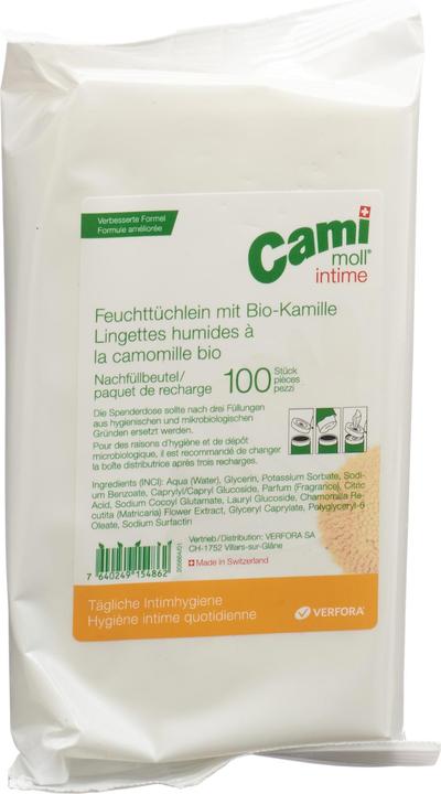Produktbild Cami-Moll intime Feuchttücher refill neue Formel (Intimtücher)